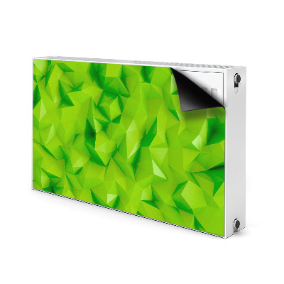 Radiator cover Abstraction green