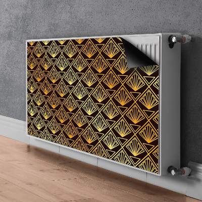 Decorative radiator cover Art Deco style