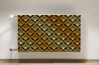 Decorative radiator cover Art Deco style