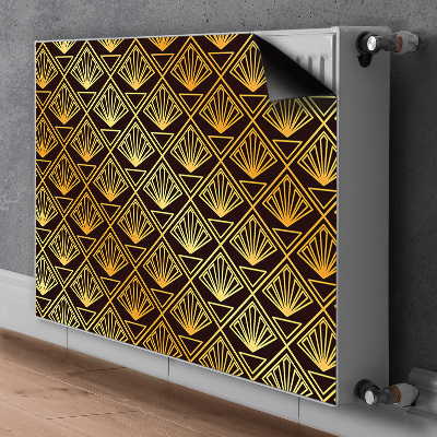 Decorative radiator cover Art Deco style