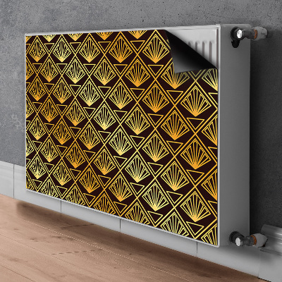 Decorative radiator cover Art Deco style