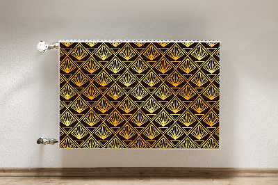 Decorative radiator cover Art Deco style