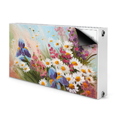 Decorative radiator mat Field meadow