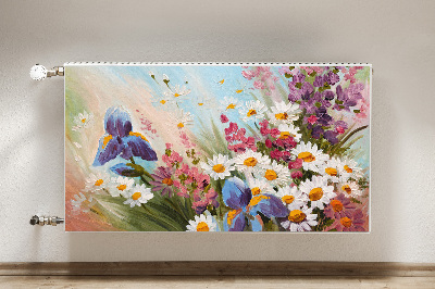 Decorative radiator mat Field meadow