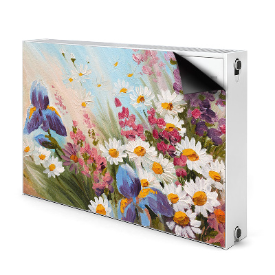 Decorative radiator mat Field meadow