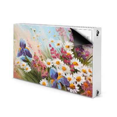 Decorative radiator mat Field meadow