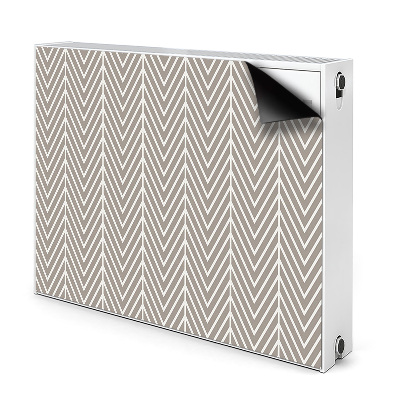 Magnetic radiator mat Flankeet pattern