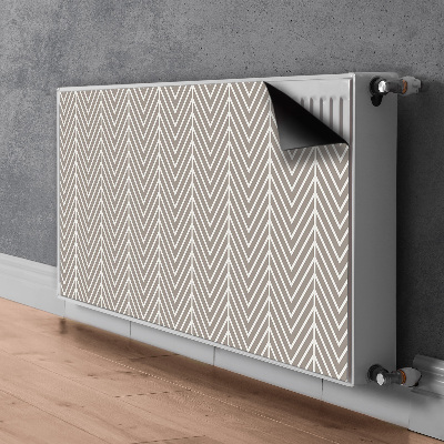 Magnetic radiator mat Flankeet pattern