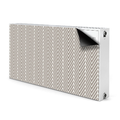 Magnetic radiator mat Flankeet pattern