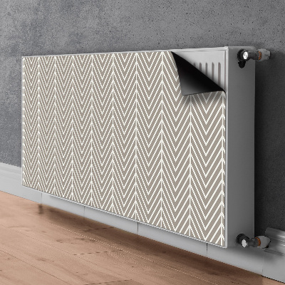 Magnetic radiator mat Flankeet pattern