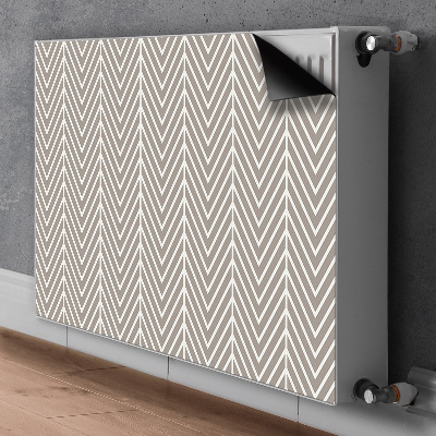 Magnetic radiator mat Flankeet pattern