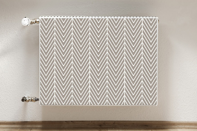 Magnetic radiator mat Flankeet pattern