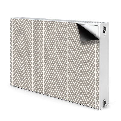 Magnetic radiator mat Flankeet pattern