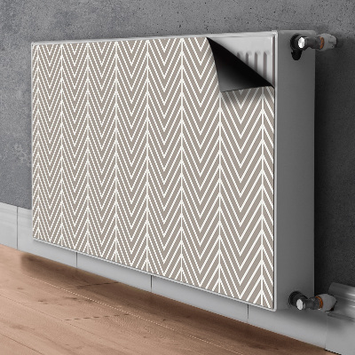 Magnetic radiator mat Flankeet pattern