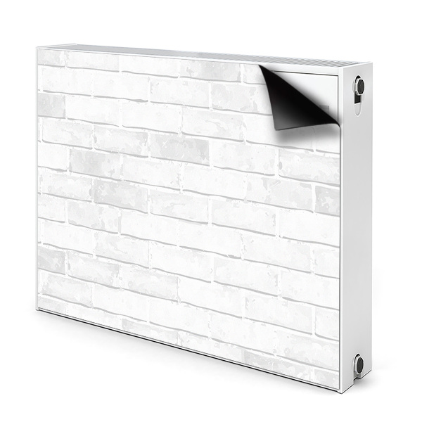 Radiator cover White brick