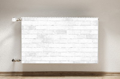 Radiator cover White brick