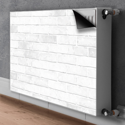 Radiator cover White brick