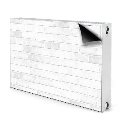 Radiator cover White brick