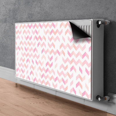 Magnetic radiator mat Geometric herringbone