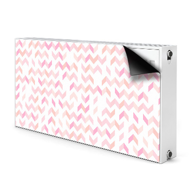 Magnetic radiator mat Geometric herringbone