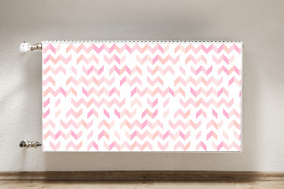 Magnetic radiator mat Geometric herringbone