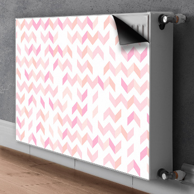 Magnetic radiator mat Geometric herringbone