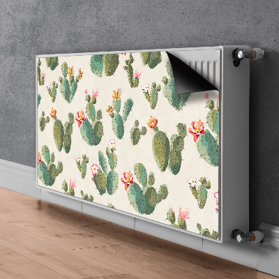 Decorative radiator cover Cacti