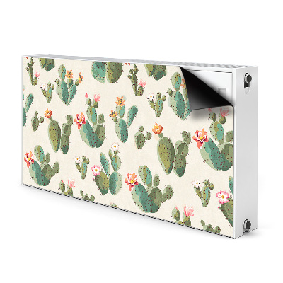 Decorative radiator cover Cacti