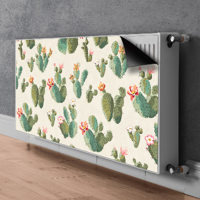 Decorative radiator cover Cacti