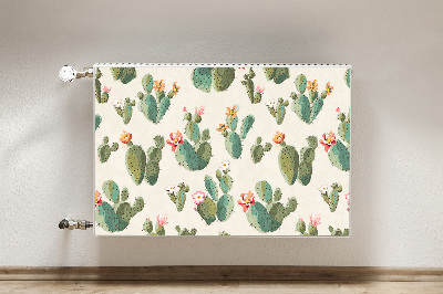 Decorative radiator cover Cacti