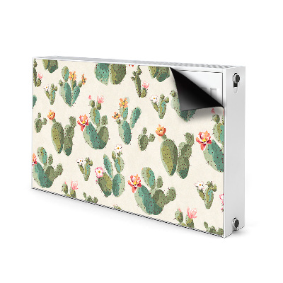 Decorative radiator cover Cacti