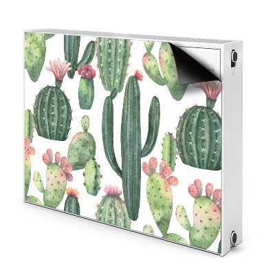 Decorative radiator cover Cacti with spikes