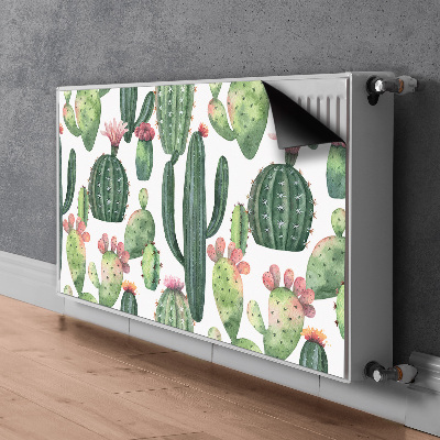 Decorative radiator cover Cacti with spikes