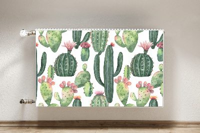 Decorative radiator cover Cacti with spikes