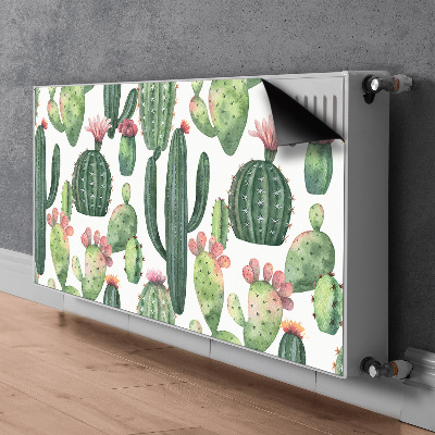 Decorative radiator cover Cacti with spikes