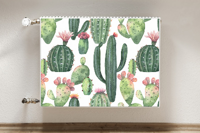 Decorative radiator cover Cacti with spikes