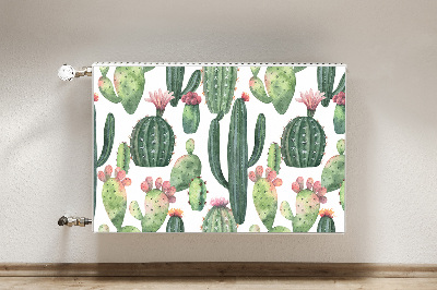 Decorative radiator cover Cacti with spikes