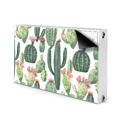 Decorative radiator cover Cacti with spikes