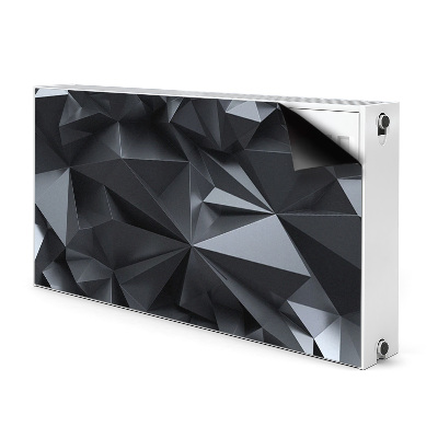 Radiator cover Black 3D pattern