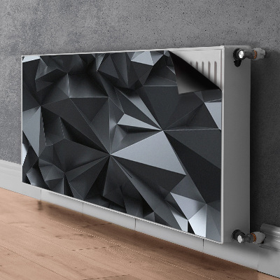 Radiator cover Black 3D pattern