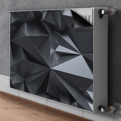 Radiator cover Black 3D pattern