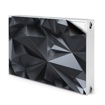 Radiator cover Black 3D pattern