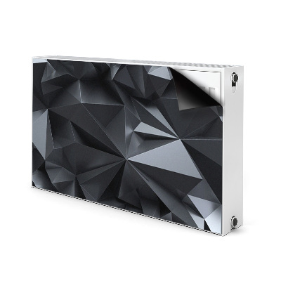 Radiator cover Black 3D pattern