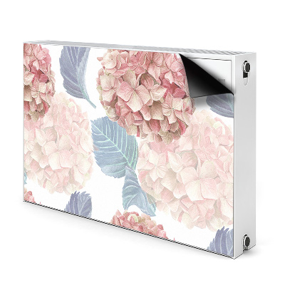 Decorative radiator cover Drawn flowerbed