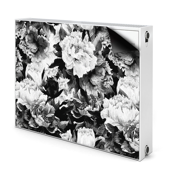 Radiator cover Black roses