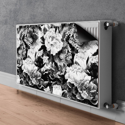 Radiator cover Black roses