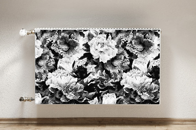 Radiator cover Black roses