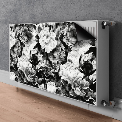 Radiator cover Black roses