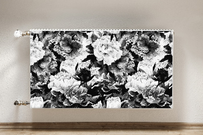 Radiator cover Black roses