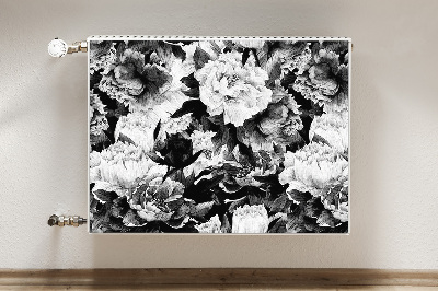 Radiator cover Black roses